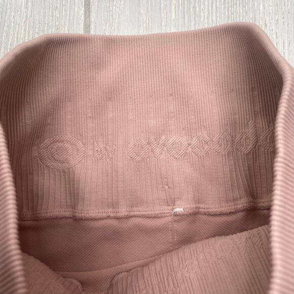 A For Avocado Women's Soft Rose Pink Textured Braided High Waist Air Leggings XS - Picture 3 of 12